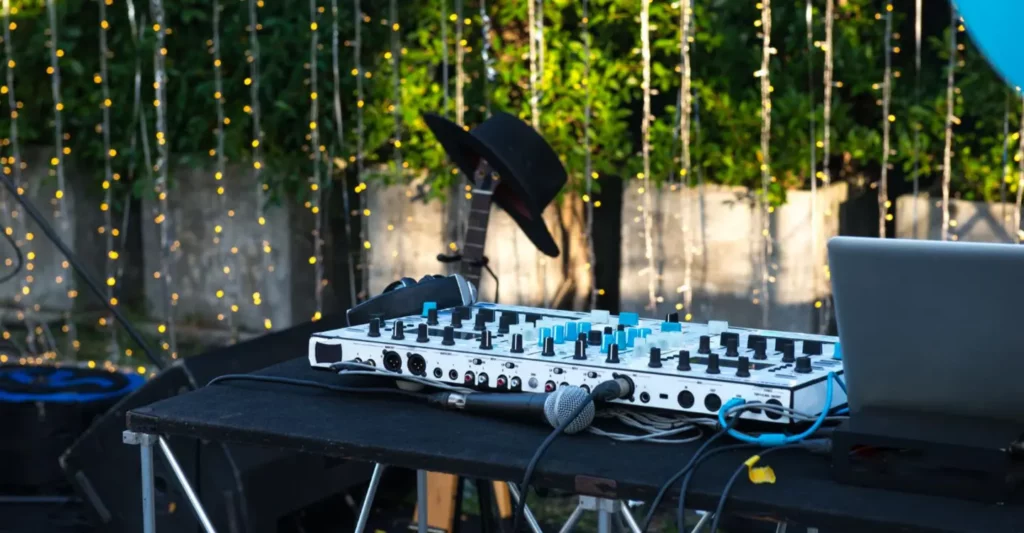Wedding DJ for hire London outdoorjpg