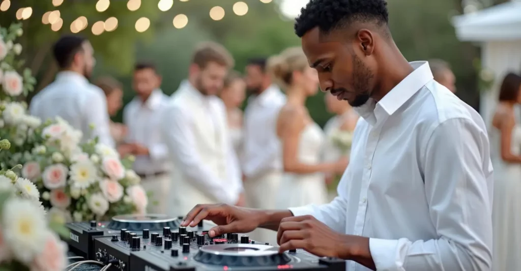 Wedding Dj outdoor wedding